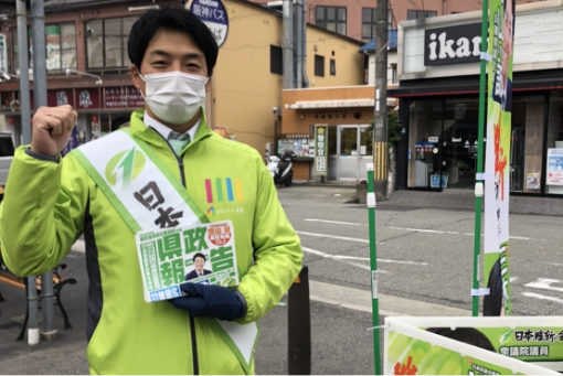 ３年半、続けてきた朝の駅立ち